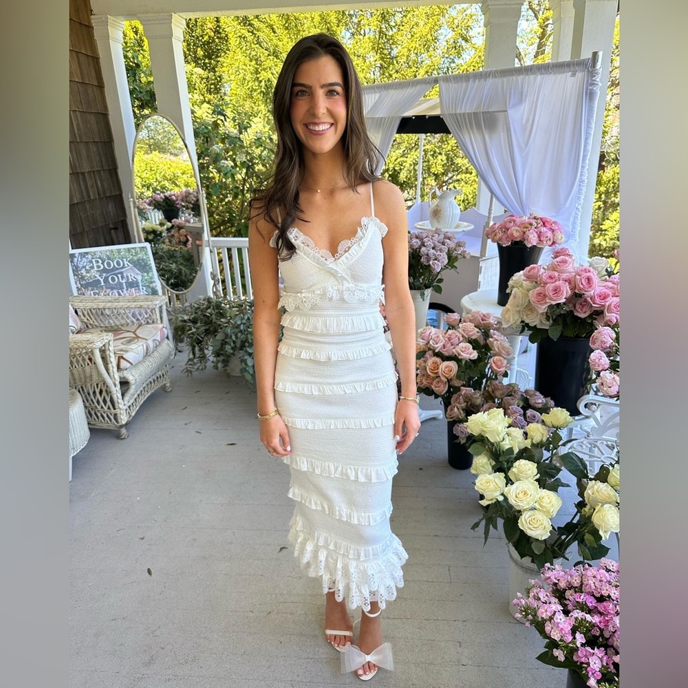 V Chapman Narcisse Dress / White / Size 2